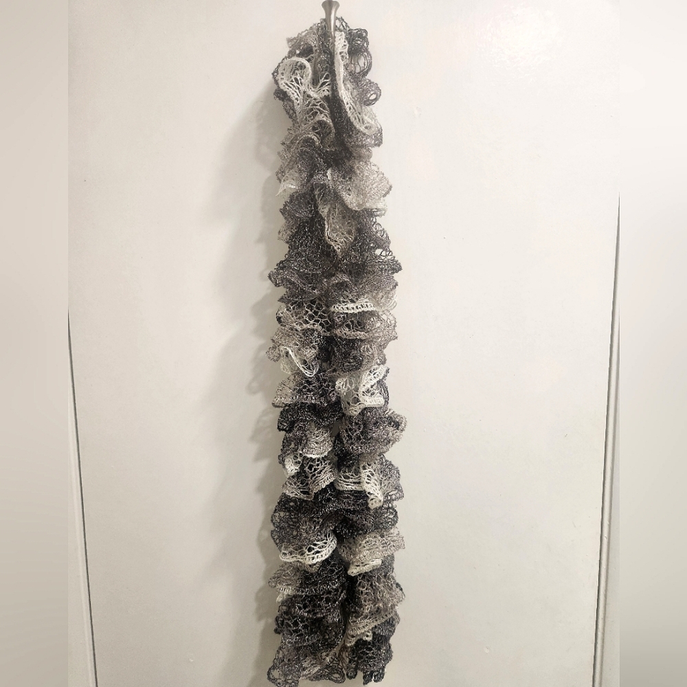 Diamonds Handmade Ruffle Scarf